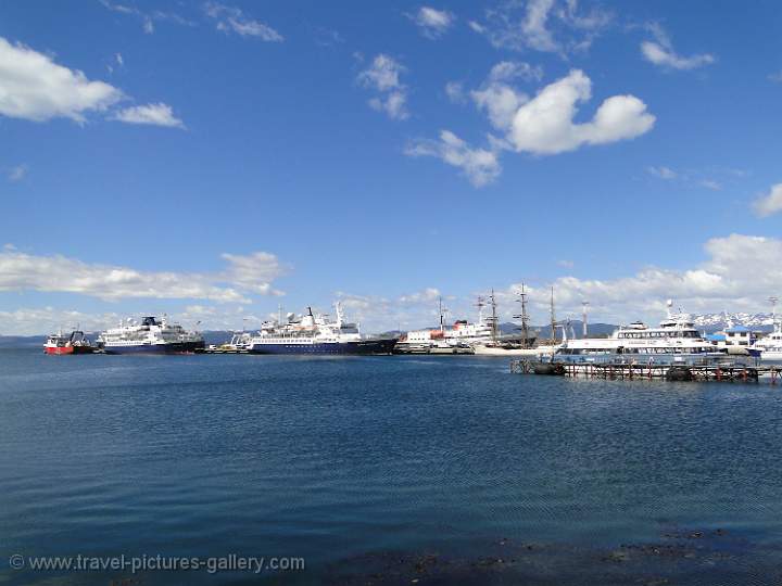 Ushuaia harbour, Tierra del Fuego