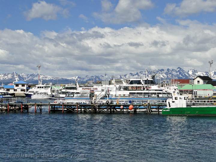 Ushuaia harbour, Tierra del Fuego