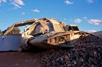 spaceship wreck from the Starwars movies