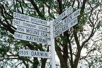 road sign near Alice Springs