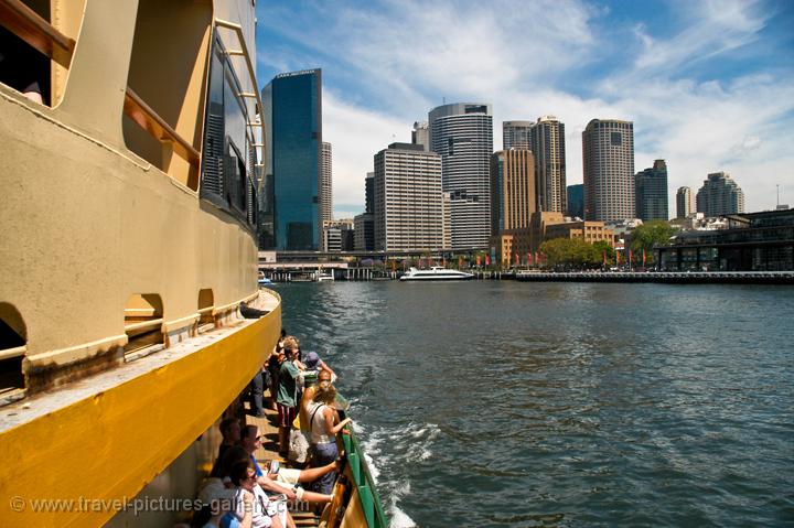 Circular Quay from a harbour ferry