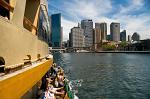 Circular Quay from a harbour ferry