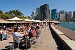 Circular Quay, outdoor cafe terrace