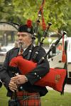 Scottish piper musician, Hobart
