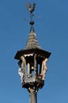 traditional wooden bell tower