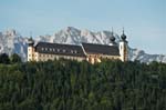 a monastery on a hilltop near Admont, Enns Valley