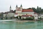 the baroque town of Steyr, Enns River