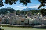 Pictures of Austria - Salzburg - view over the city from the Kapuzinerberg