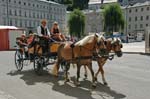Pictures of Austria - Salzburg - a horse carriage ride around Salzburg old town