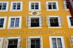 Mozart's birth house, 'geburtshaus'