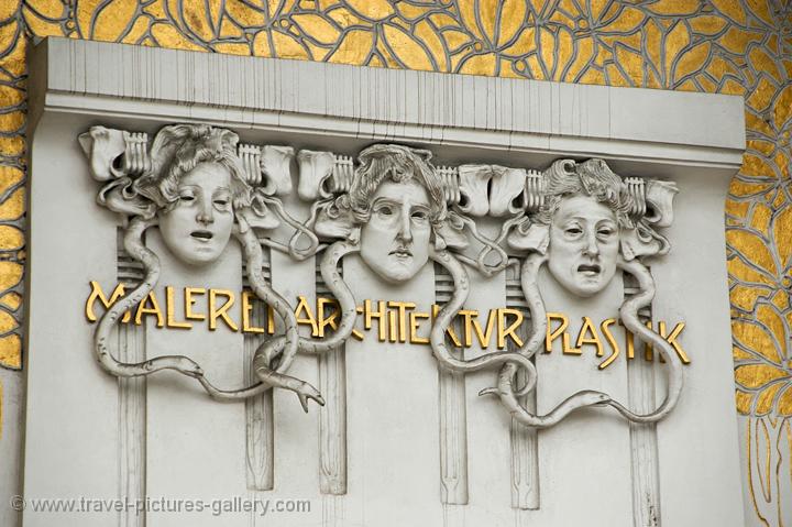 detail of the Secession Building
