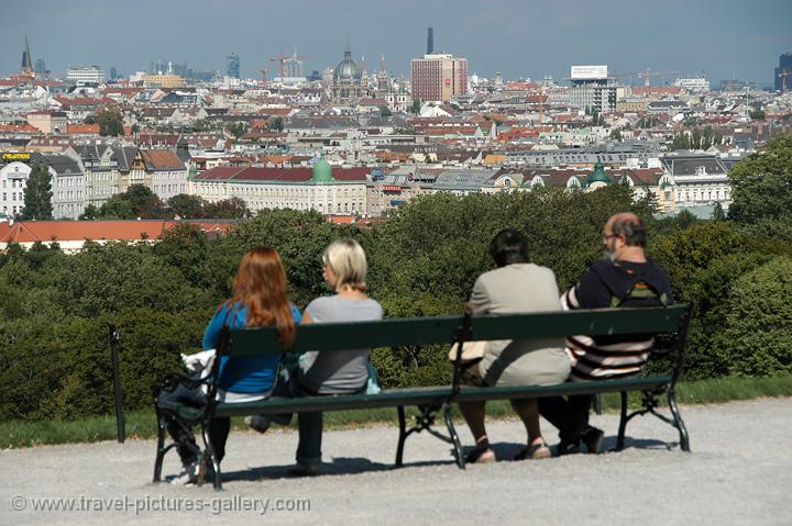 the views from Schonbrunn Garden