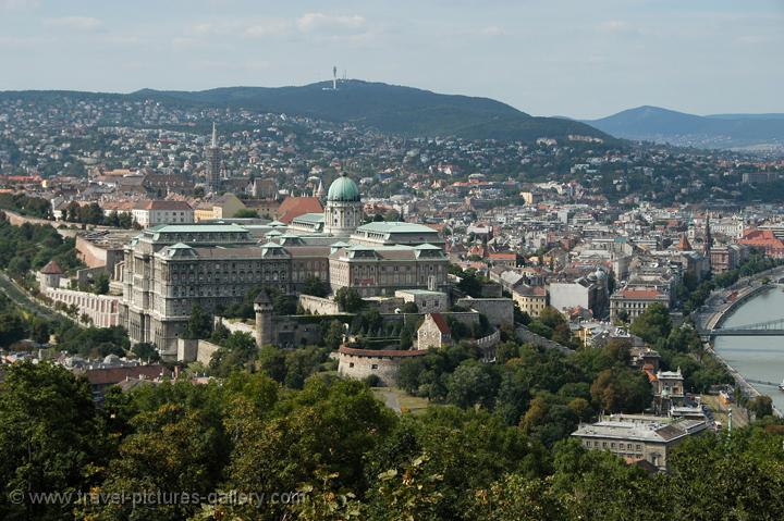 Hungary - Budapest - Buda Castle, the historical castle of the Hungarian kings