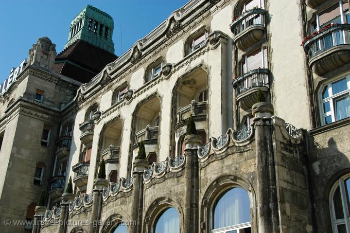 Pictures of Hungary - Budapest - Hotel Gellrt, Art Nouveau architecture