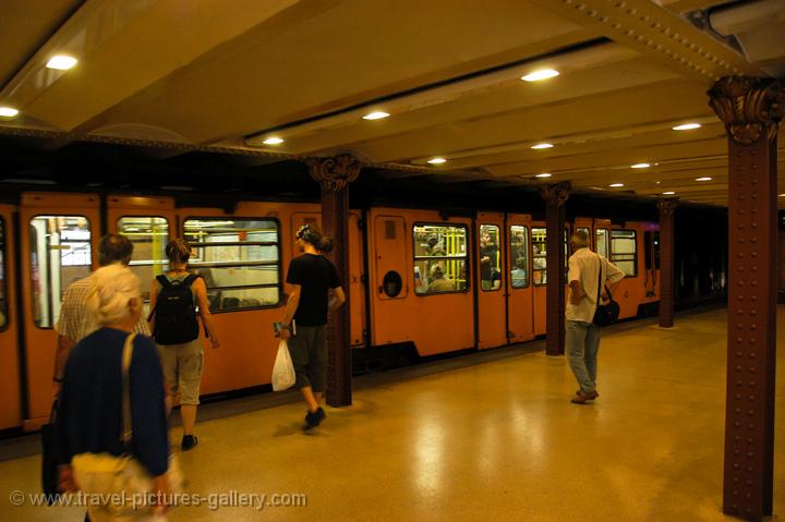 Pictures of Hungary - Budapest - the Metro is the second oldest in Europe