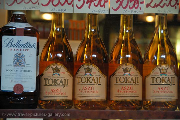 Tokaj wine, produce of Hungary