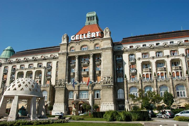 Pictures of Hungary - Budapest - the Art Nouveau style of the Gellert Hotel