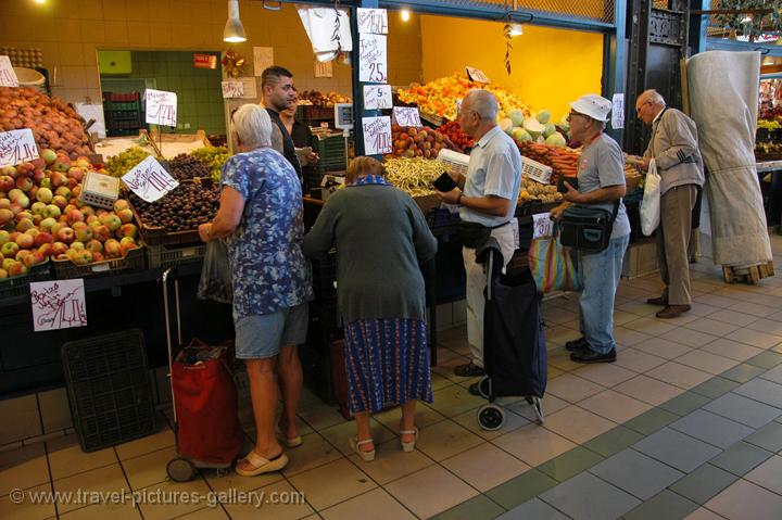 people shopping at the Great Market Hall