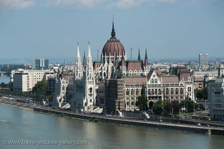 Parliament House on the banks of the Danube