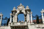 Pictures of Hungary - Budapest - Baroque gate at the Buda Castle Palace gardens