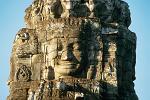 faces on the Bayon temple, Angkor Thom