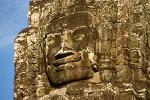 faces on the Bayon temple, Angkor Thom