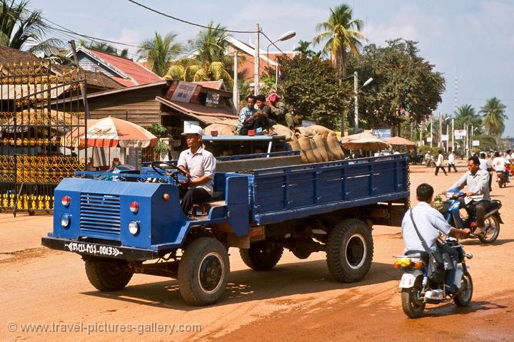 local transport, a refurbished vintage truck