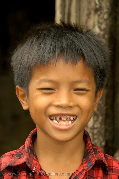 Pictures of Cambodia -Country-People-0011 - smiling boy
