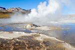 at the El Tatio Geysers