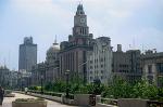 the Bund, the famous promenade on the Huangpu River