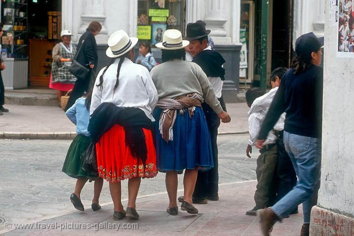 people in traditional indigenous dress