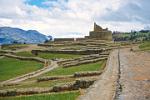 the largest known Inca ruins in Ecuador, the temple of the sun