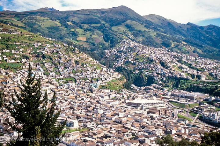 view over the city from El Panecillo hill