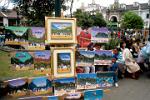 souvenir paintings, Plaza de La Independencia