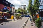 caf�s and bars in the tourist quarter