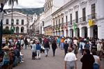 a busy crowd in the main square