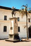 statue of Mariscal Sucre, leader of the Ecuadorian independence