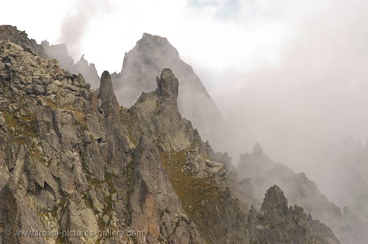 misty silhouettes near Lac Noir