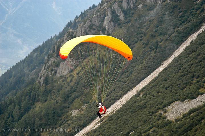 paragliding, a popular outdoor activity