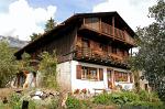 a traditional Alpine farm house