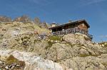 mountain hut at Lac Blanc