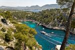 the Calanques, coastal inlets between Marseille and Cassis