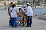 drinks seller at the Vieux Port