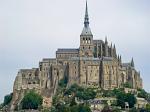 the Gothic abbey of Mont Saint Michel