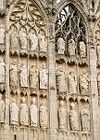 Notre Dame Cathedral, Rouen, saints sculpture