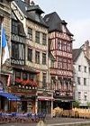 medieval half-timbered houses, Rouen