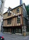 medieval half-timbered house, Rouen