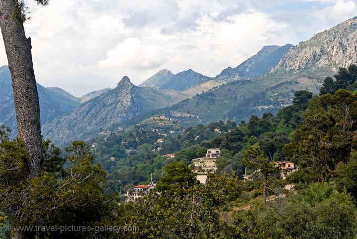 landscape in the Alpes Maritimes