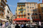 outdoor cafes and restaurants, Nice old town
