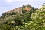 the medieval town of Eze, perched on a hilltop